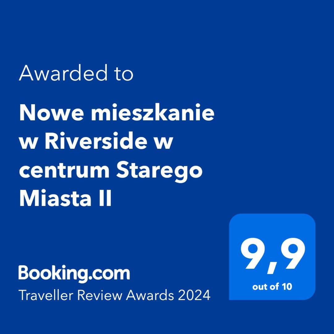 Nowe Mieszkanie W Riverside W Centrum Starego Miasta II Z Parkingiem Gdańsk Exterior foto